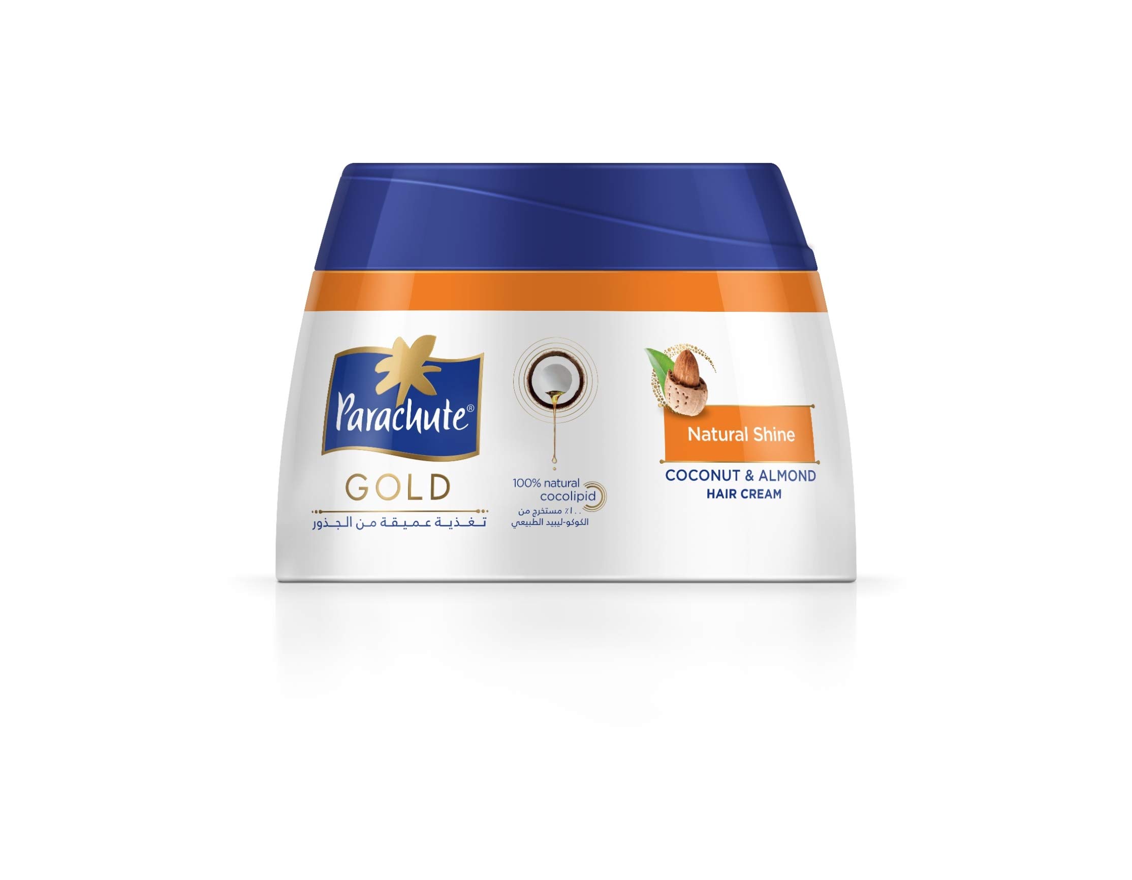 Amazon.com: Parachute Gold Hair Cream Natural Shine - 4.7 fl.oz. (140ml) -  Coconut & Almond Hair Care Cream for Men : Beauty & Personal Care