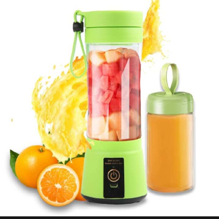 Portable Electric Blender 380ML Smart Home Fruit Juicer Machine Vegetable Juice Mixer USB Rechargeable Food Processor Cup. 