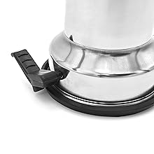 vaccum base with locking system