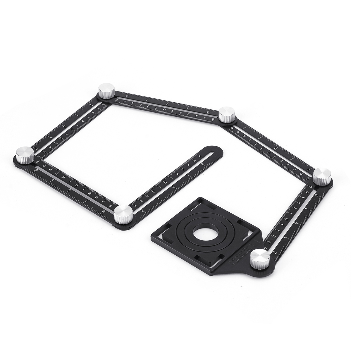 Universal Angularizer Ruler Multi Angle Measuring Template Tool Aluminum Alloy. 