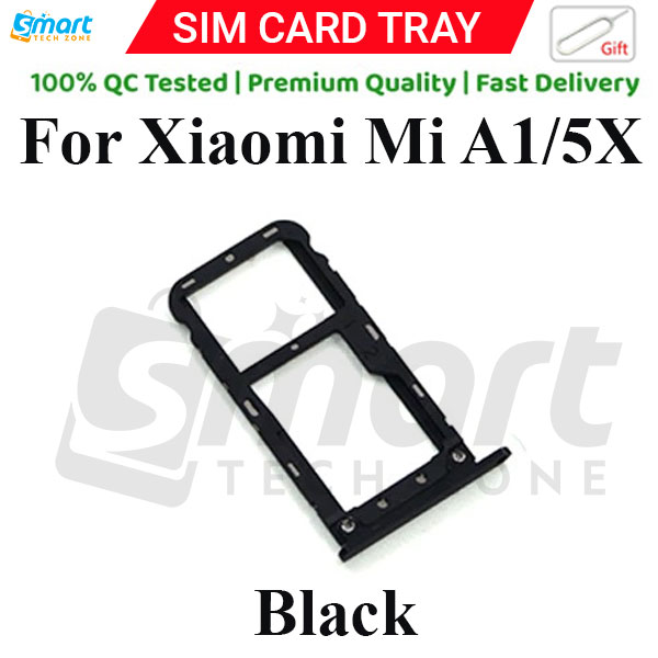 Xiaomi Mi A1/ 5x Sim Tray Micro SD Card Slot with Sim Ejector Pin Replacement Part. 