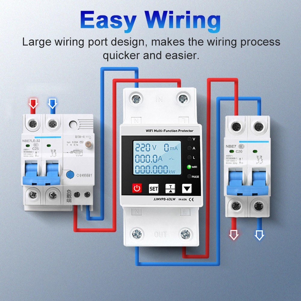 Tuya WiFi Intelligent Circuit Breaker APP Controllable - 01. 