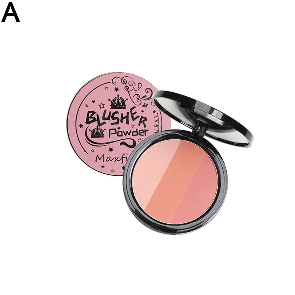 ronzer Contour alette Face Shading rooming owder akeup 3 Color Lasting atte litter ose lush Face akeup Cosmet. 
