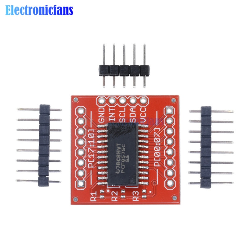 【Alizeker Mall】PCF8575 PCF8575C IIC I2C Extension Shield Module 400kHZ SMBus I/O Ports For. 