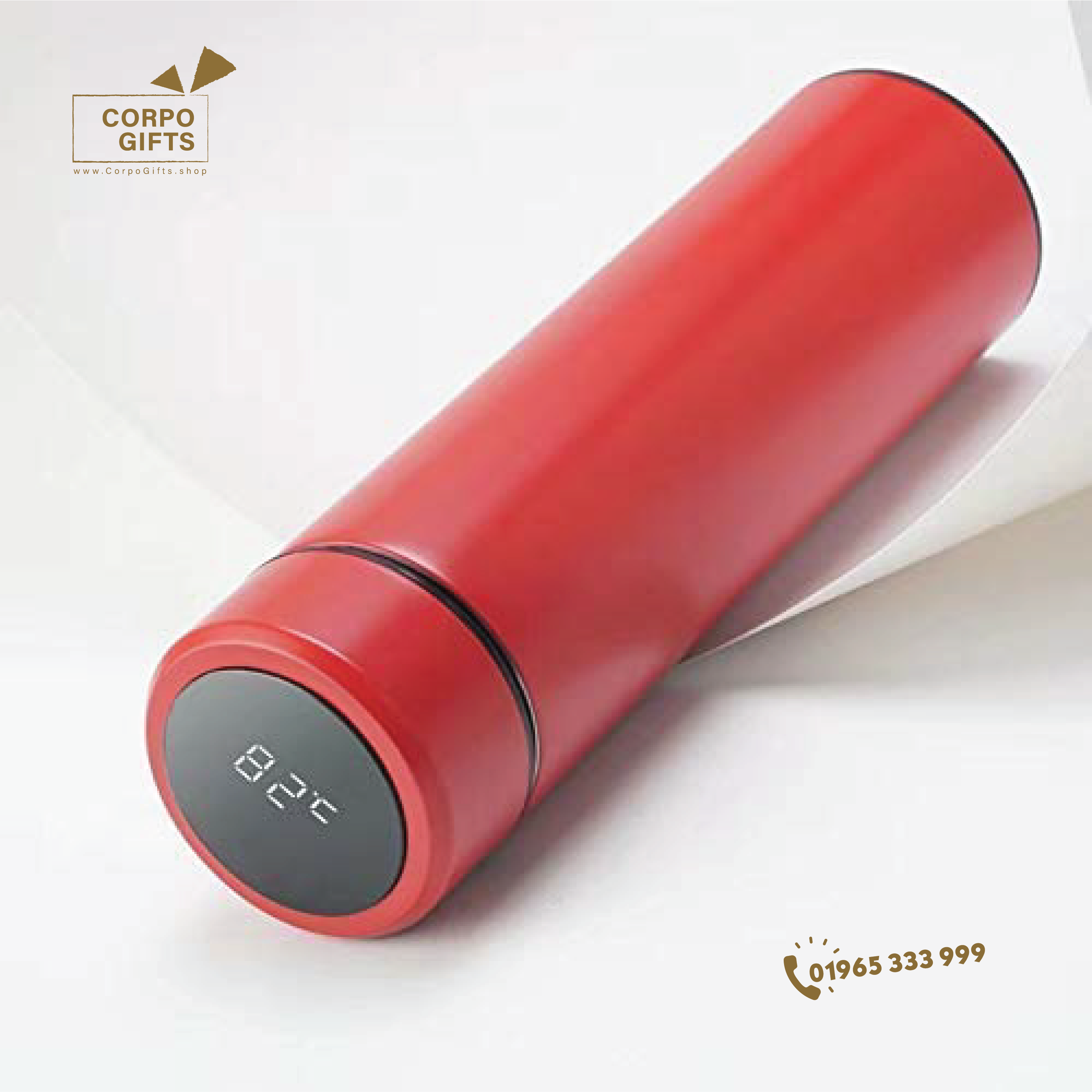 Smart Vacuum Insulated Water Bottle with LED Temperature Display 500 ml Flask. 