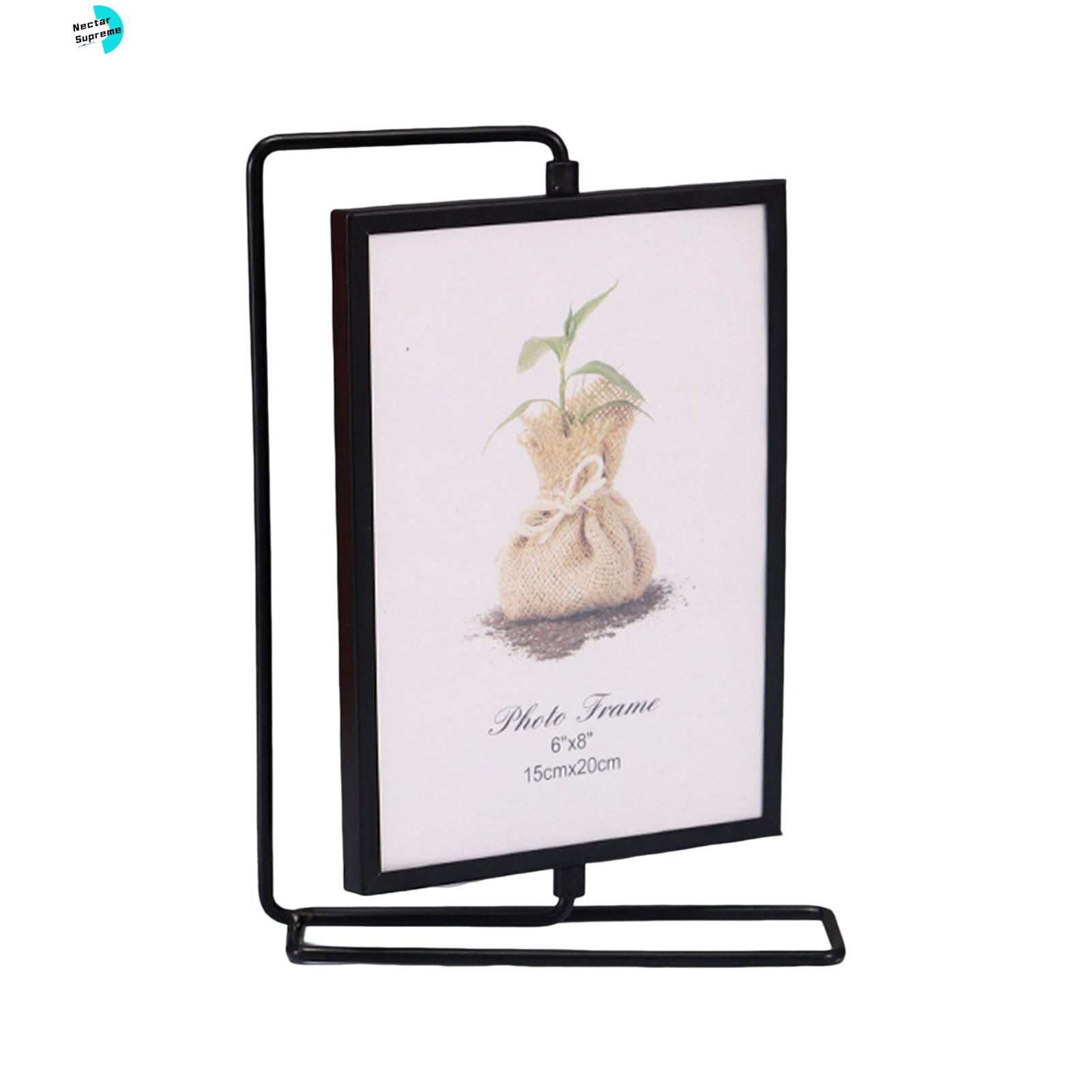 Table Photo Frame Exquisite Workmanship Modern Minimalist Metal Photo Frame