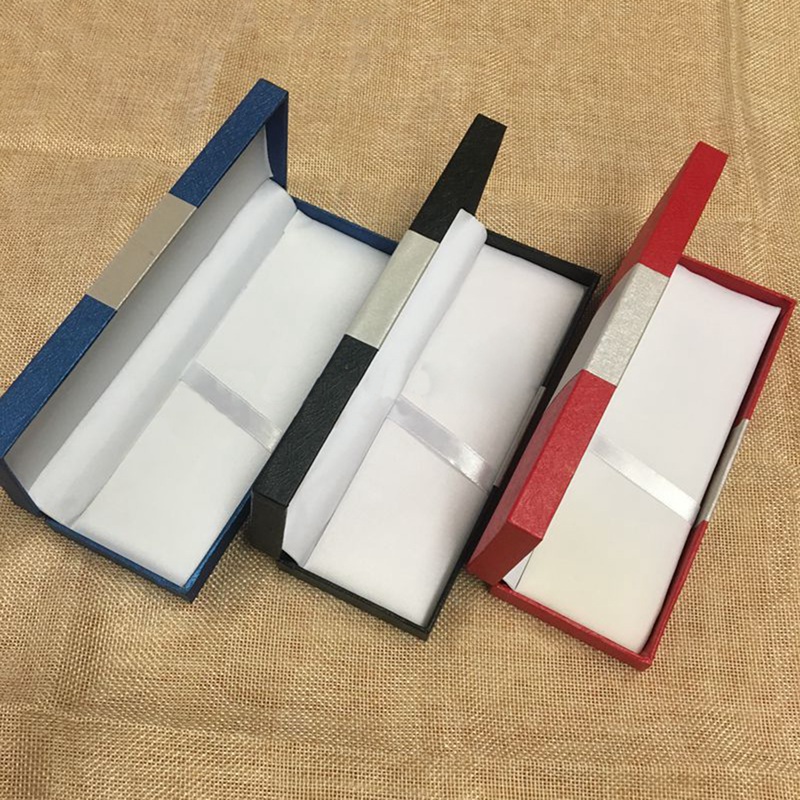 Pen box packag gift box metal pen signature pen box random color. 