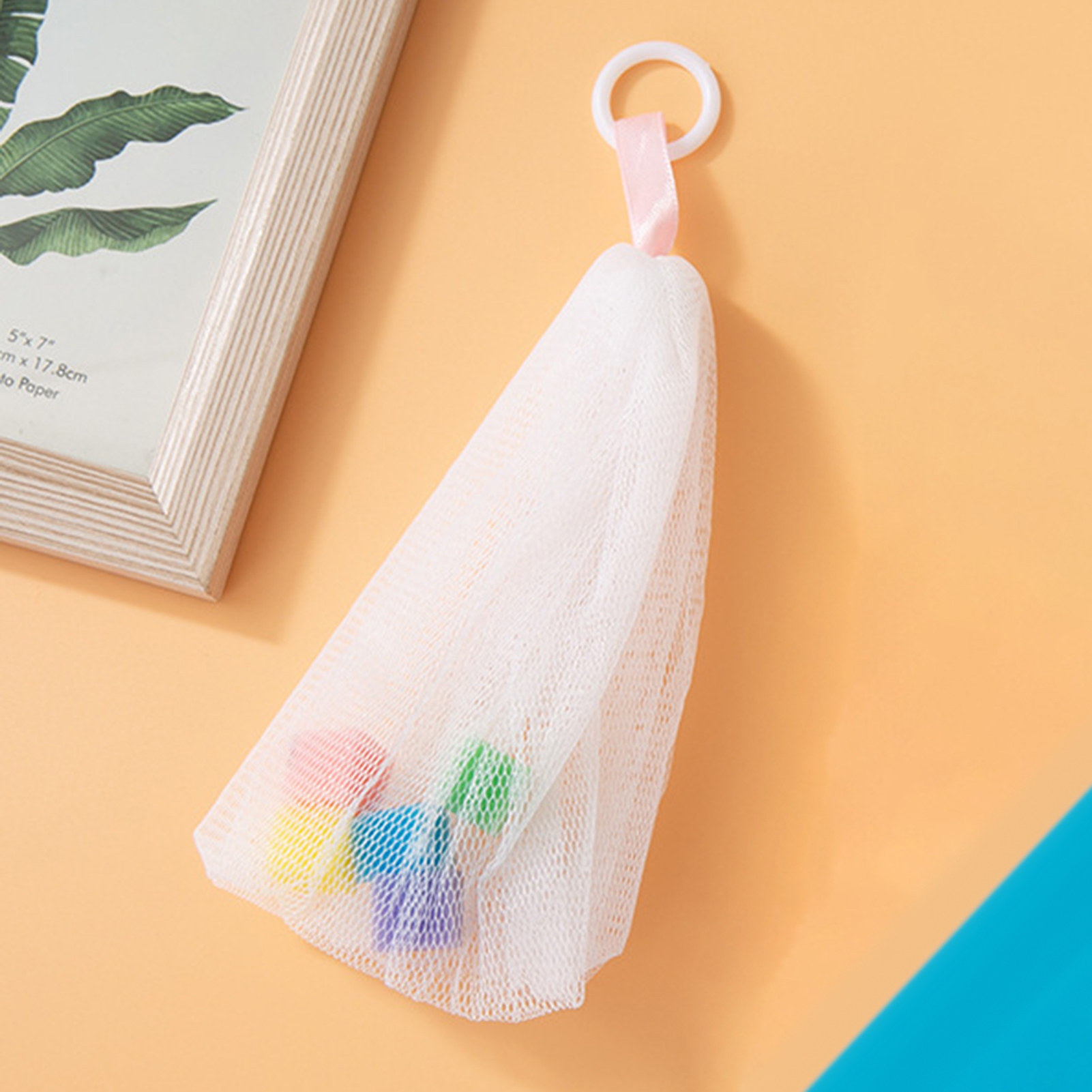 Soap Foaming Net Multipurpose Exfoliating Soap Pouch Face Cleansing Fast Foaming Net. 