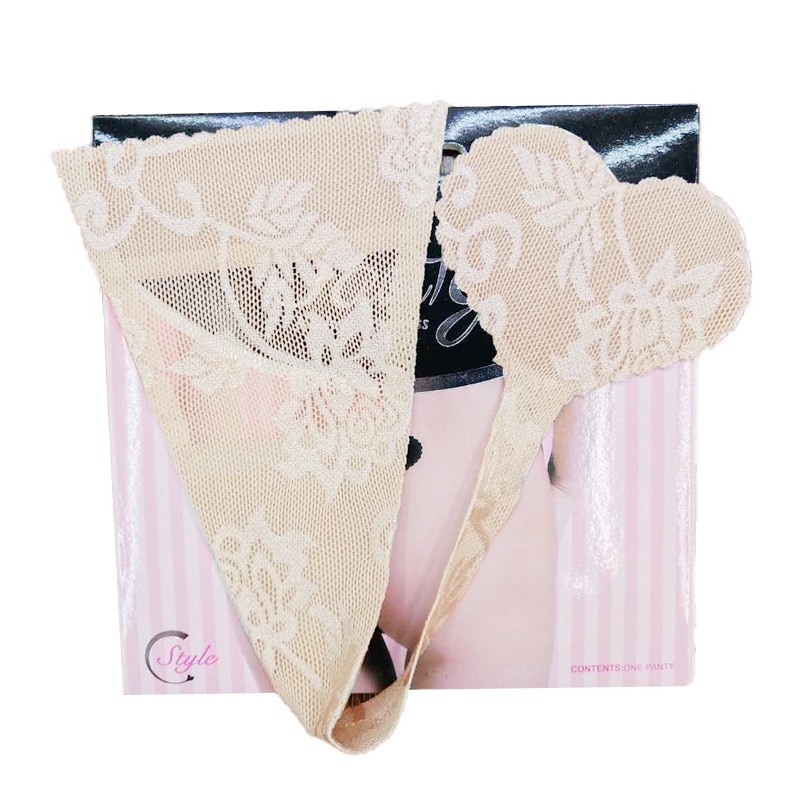 Women C-String Panties Invisible Underwear No Panty Line Self Adhesive Strapless Thong String Tangas Reusable Exotic Panties. 