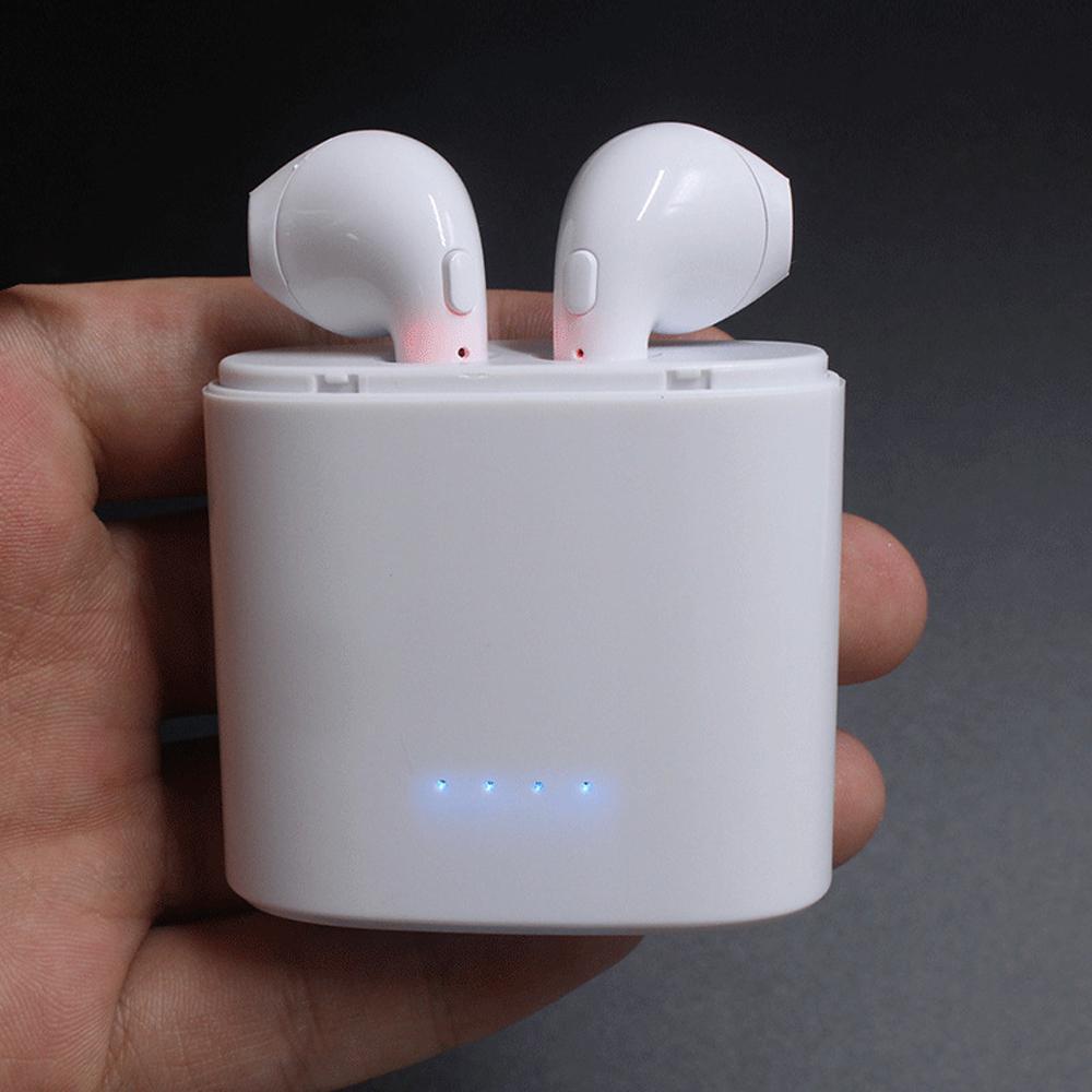 HBQ 17S TWS 4.1 Bluetooth Earphone with Power Case-White. 