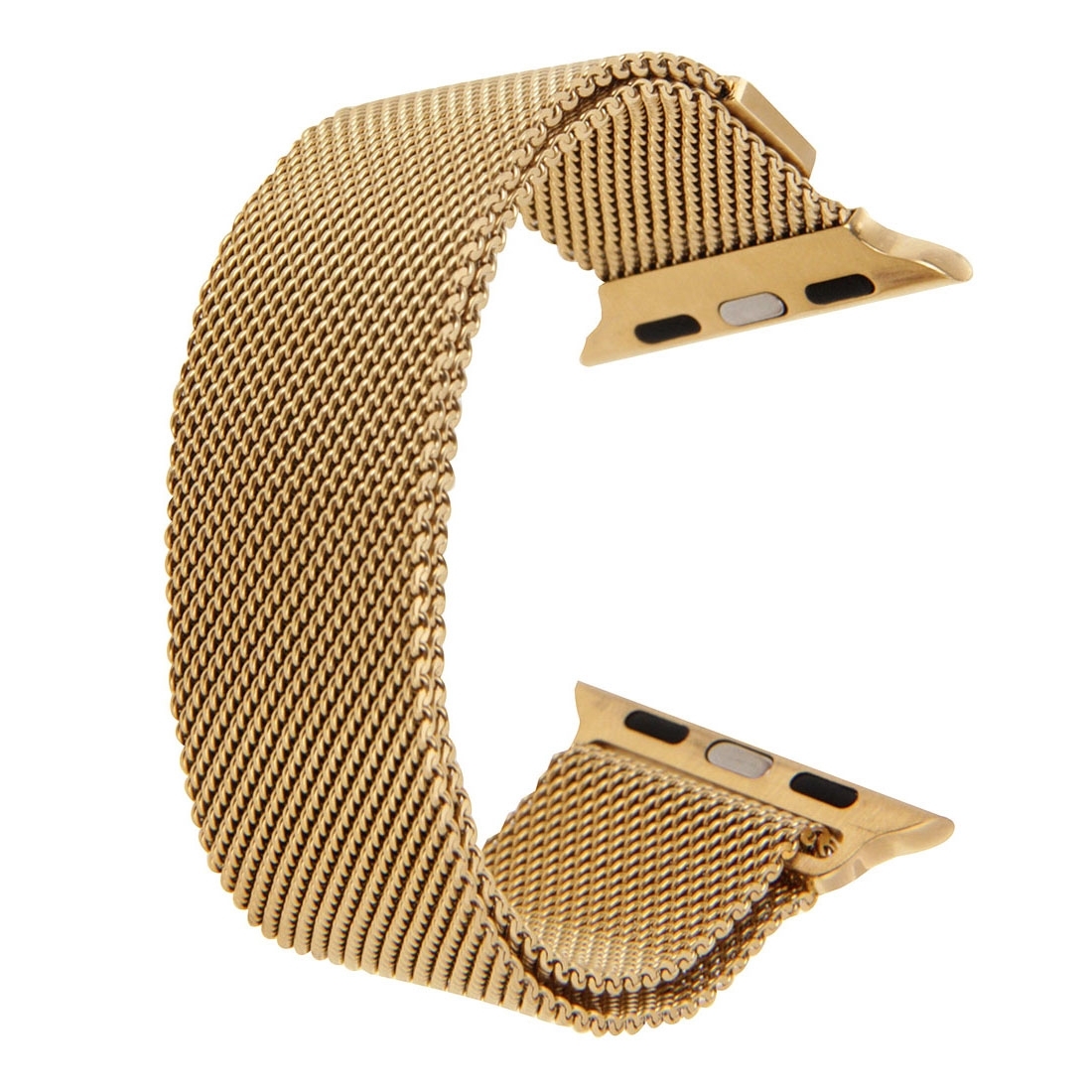 For Apple Watch 38mm Milanese Loop Magnetic Stainless Steel Watch Band. 
