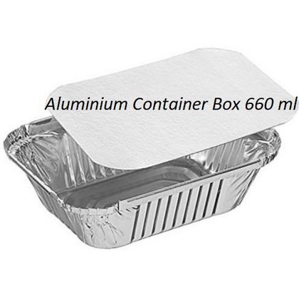 Aluminium Foil Container Box 660Ml 50 Pcs - Box
