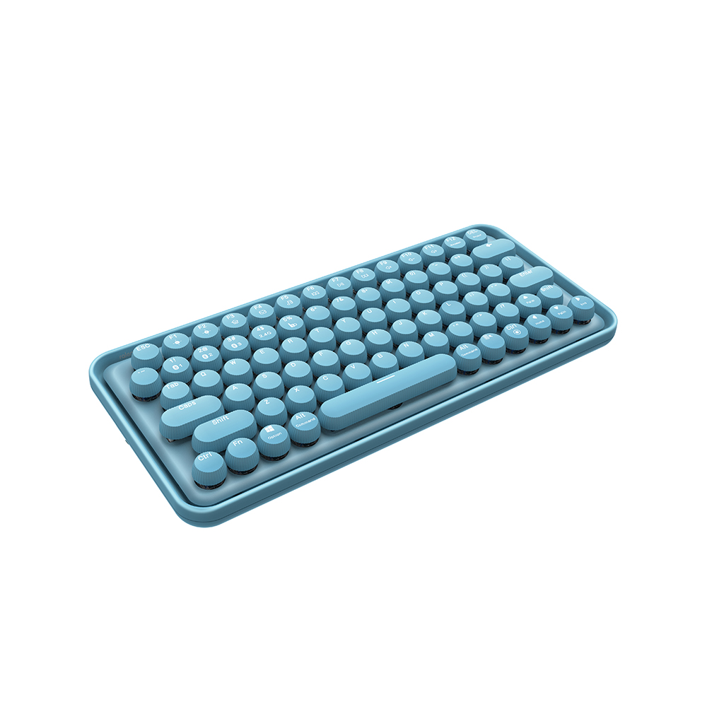 Rapoo Ralemo Pre 5-Blue Multi-mode Wireless Blue Switch Mechanical Keyboard Supports Bluetooth 3.0, Bluetooth 5.0, 2.4GHz and Wired Modes Compatible with Windows and Mac. 