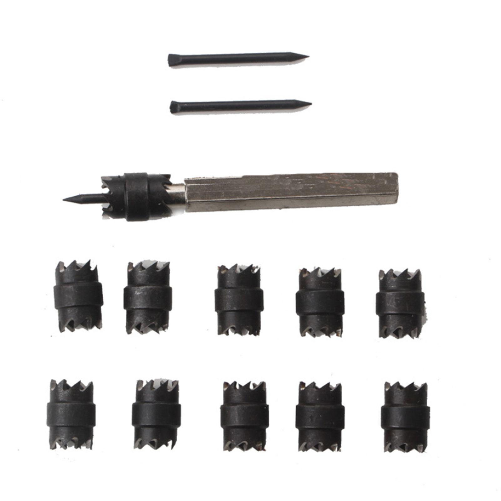Spot Weld Cutter Set 13Pcs 3/8'' Rotary Spot Weld Cutter Remover Drill Bits Tool for Power Drill Spot Welding. 