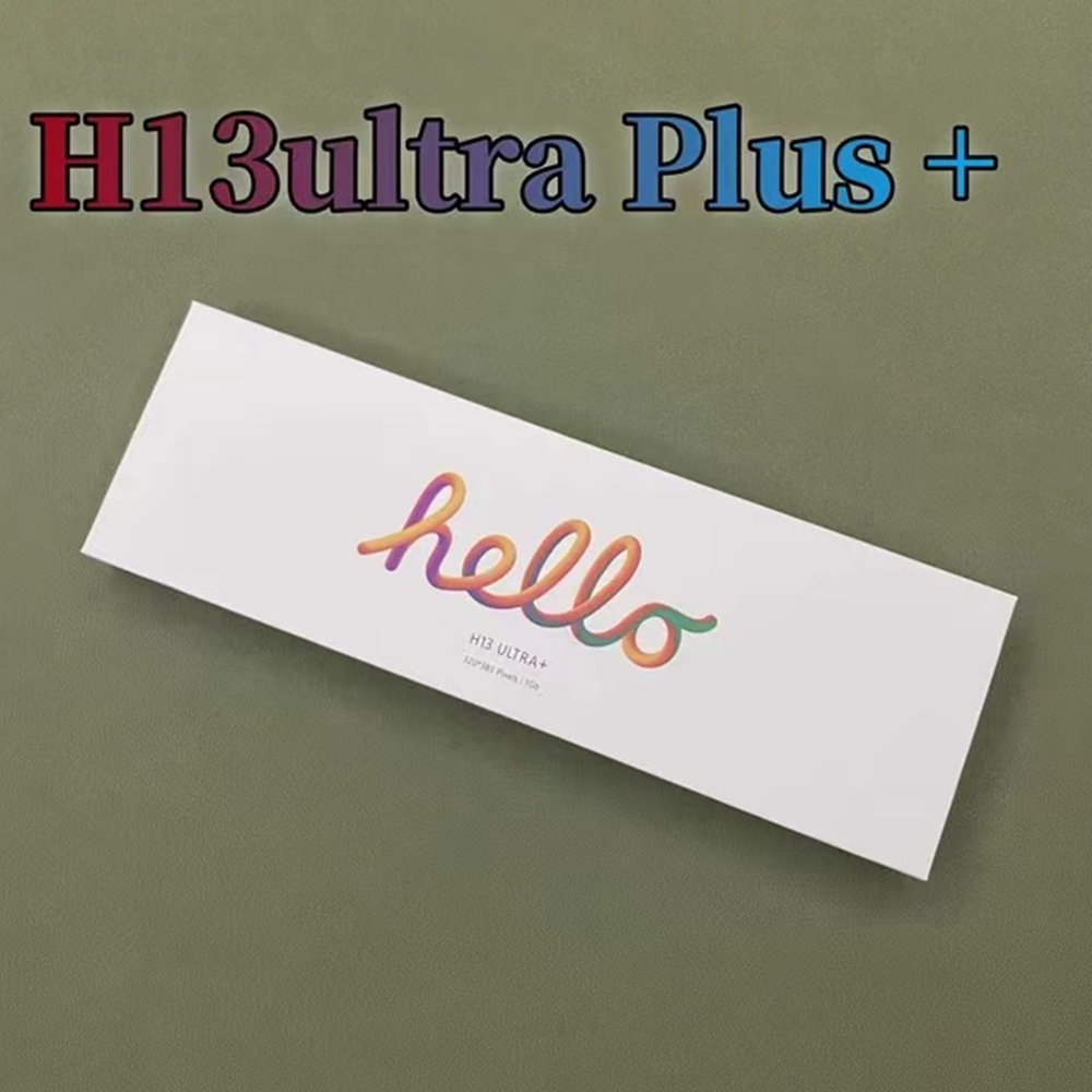 H13 Ultra Plus Smart Watch Hello Watch 3 Series Amoled Screen 49mm Heart Rate Monitor Local Album Smartwath Local Music ebooks. 