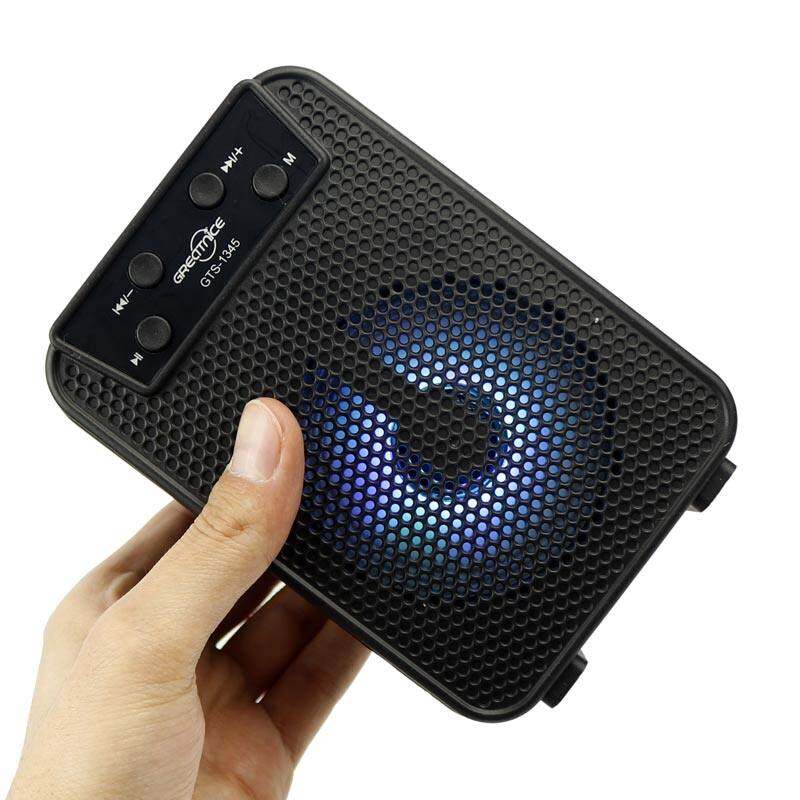 GREATNICE GTS-1345 Bluetooth/USB/TF Card Supported Speaker With FM Radio & Lightning Effects. 