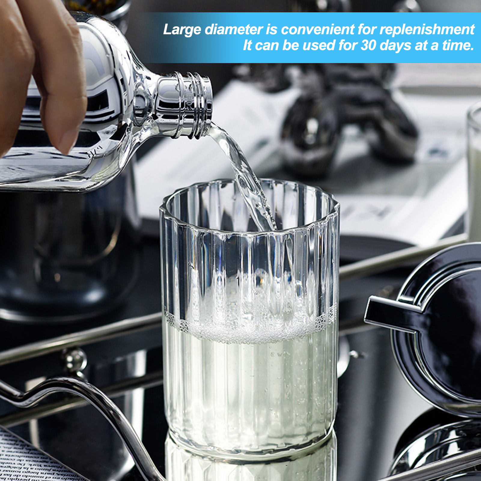 Modern Foaming Soap Dispenser Large Capacity Foaming Soap Dispenser Refillable Pump Bottle for Foam Pump. 