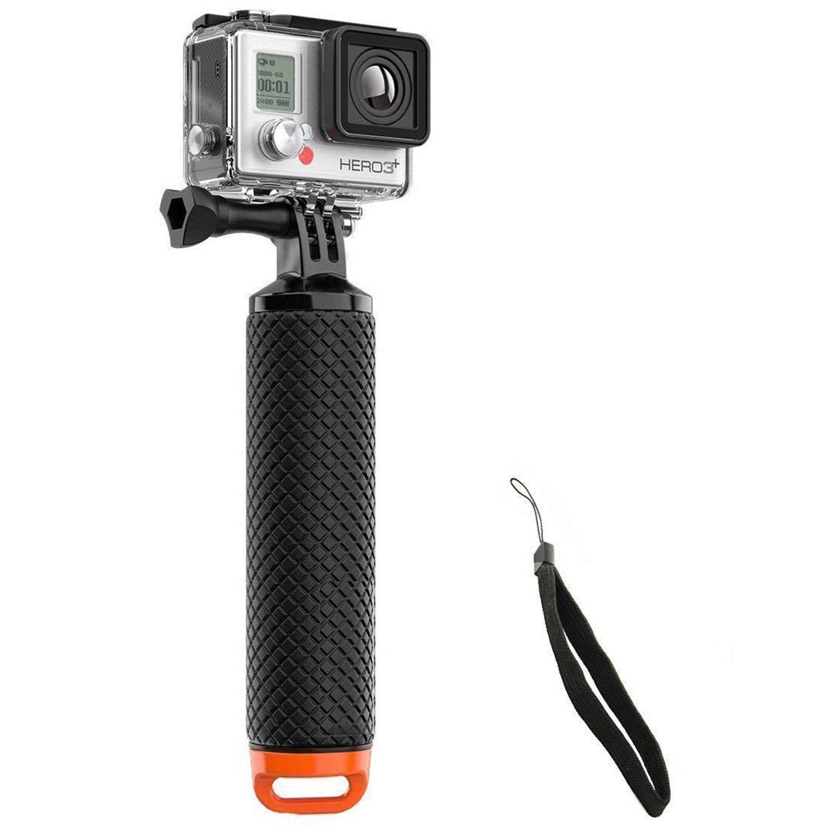 Waterproof Handheld Underwater Sport Selfie Stick Monopod Pole Floating Hand Grip Diving Handle Tripod