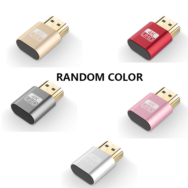 Headless Ghost DDC EDID Dummy Plug Virtual Display Emulator Adapter HDMI. 