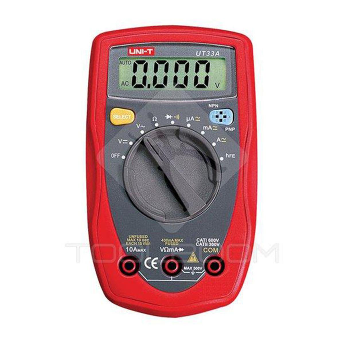 UNI-T UT33A Handheld LCD Digital Multimeter Auto Range UT33A. 