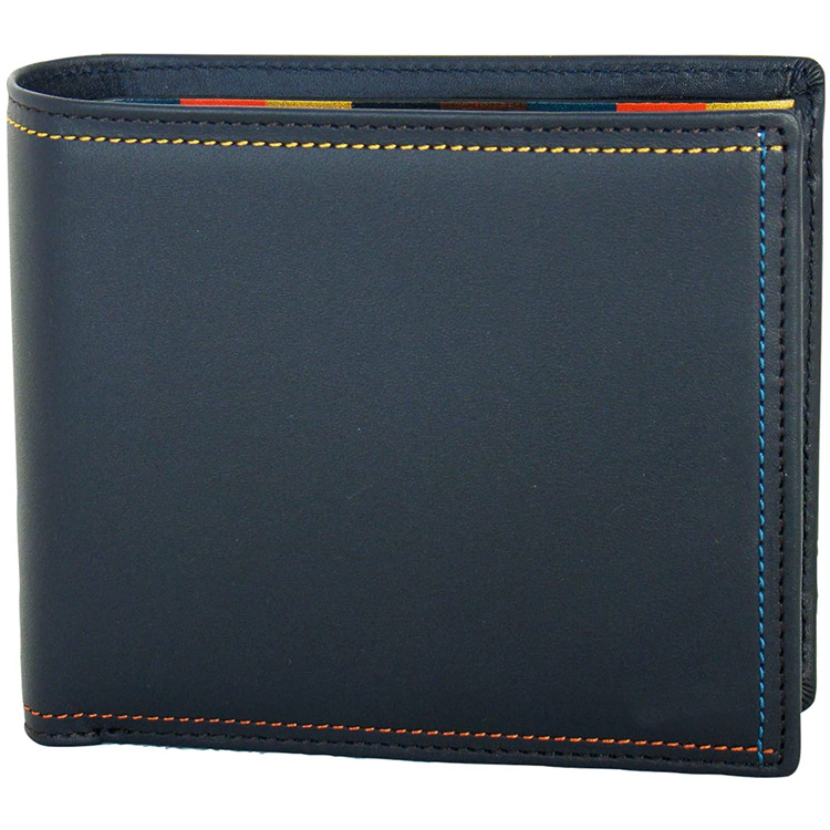 ew Leather Wallet ero Wallet en's FI Anti theft rush ersonalized Color Line Wallet Wallet Wallet Clip. 