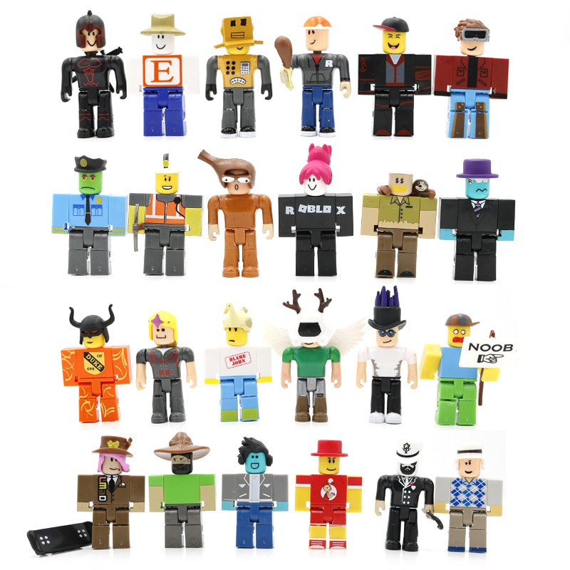 Virtual World Roblox Doll Game Peripheral Hand Model Toy Virtual World Building Blocks Doll Decoration Stuffed Animal Patung. 