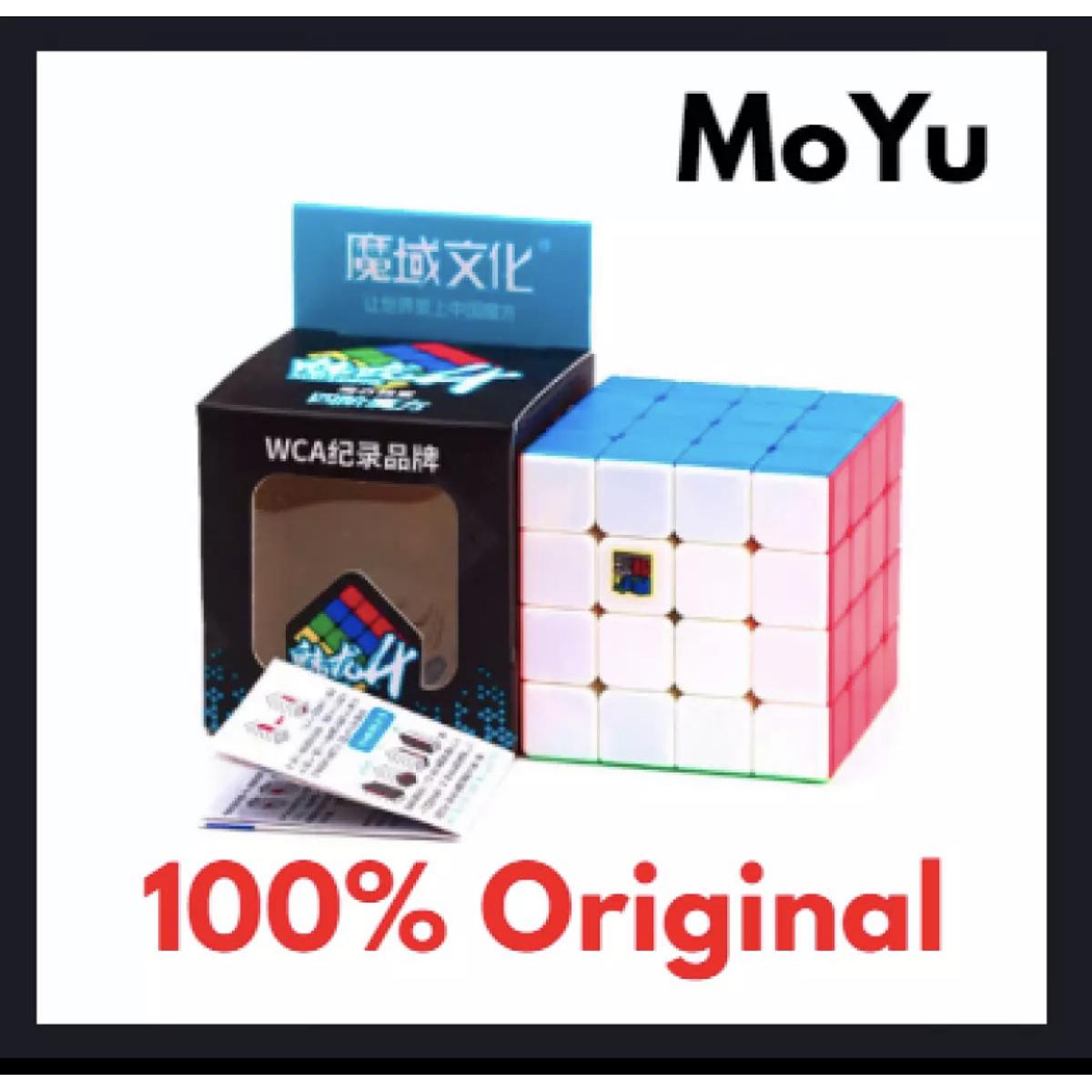 Moyu Meilong 4x4 stickerless Magic Cube MFJS MEILONG 4x4x4 Cubing Classroom Meilong 4x4 Speed Cube