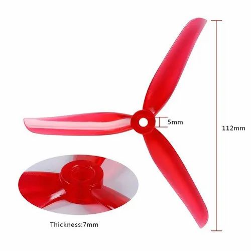 T-Motor T5146 1 pcs Tri-Blade Propeller Props Compatible 5mm Shaft for DIY Fan 775 Motor FPV Racing RC Models. 