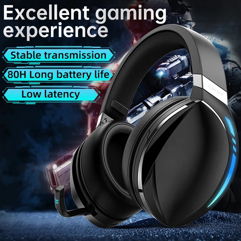 KOFIRE BG-06 Bluetooth Gaming Headset, Dual-Driver Wireless Headphones Only for Phone, 3.5mm Cable Wired for X-Box, PS4, PS5. 