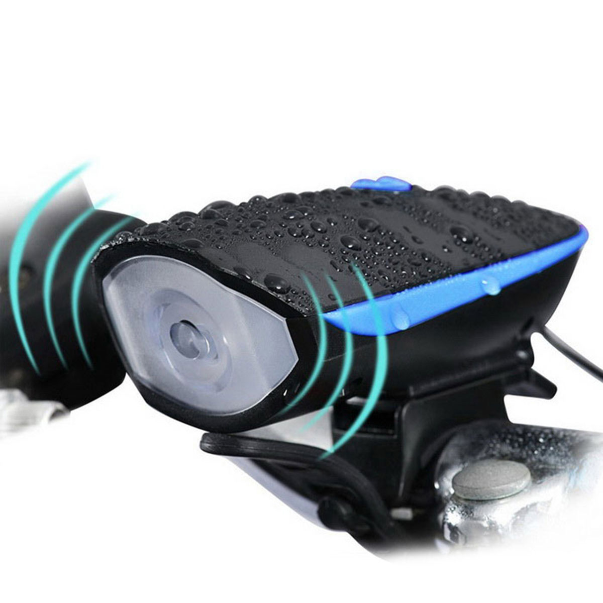 Waterproof Rechargeable 2 In 1 Bicycle bike Light and Horn (Many Others Colour)