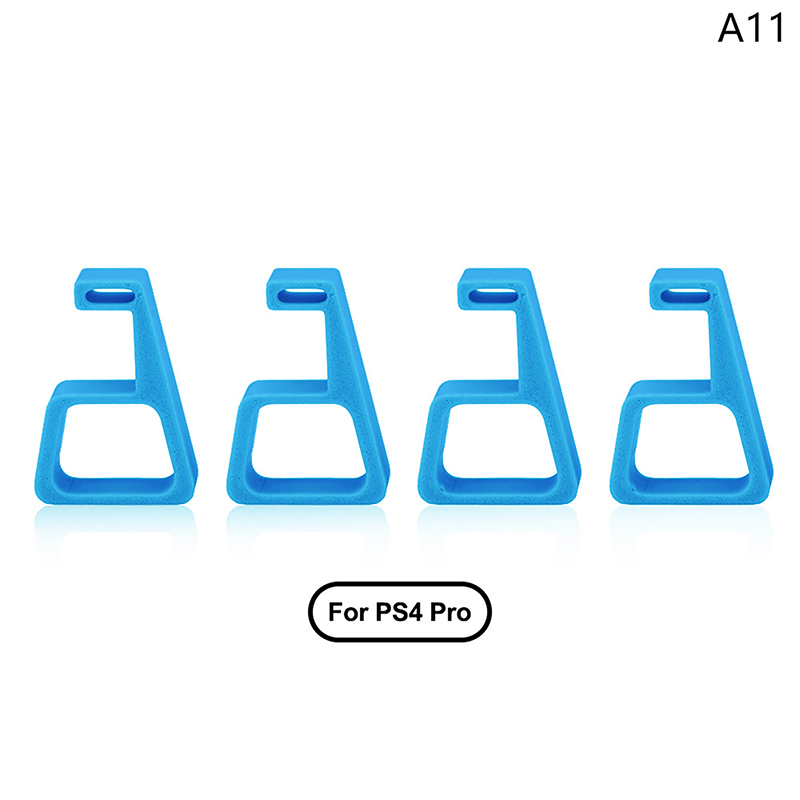 3D Printed Horizontal Stand For PS4 PS4 Slim PS4 Pro Game Console 4PCS Colorful Easy Use Cooling Foot Bracket Accessories Hudduo. 