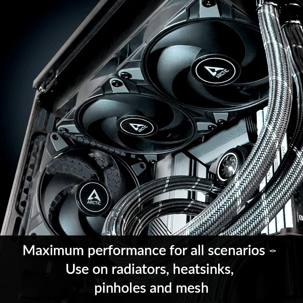 ARCTIC P12 Max 120 mm High-Speed PWM Fan-Black. 