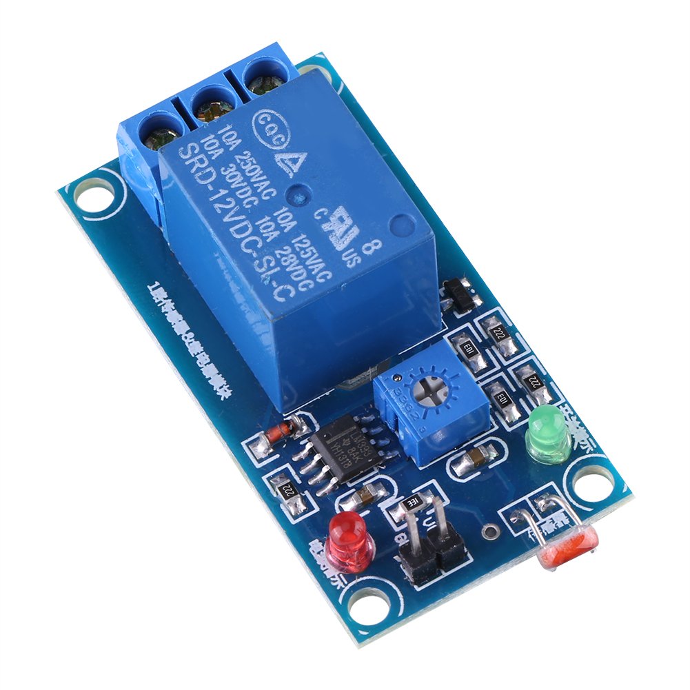 12V Stable LDR Photoresistor Relay Module Controller Light Sensor Switches Photosensitive Resistance Module Photoresistor LDR 12V. 