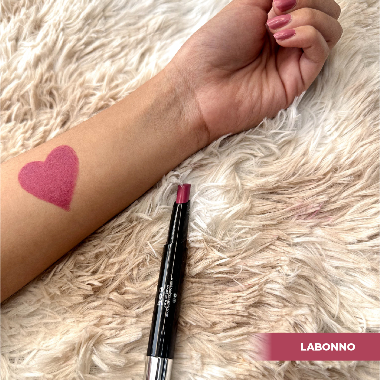 Nirvana Color Lip Crayons - Labonno (Expiry date: 09/25). 