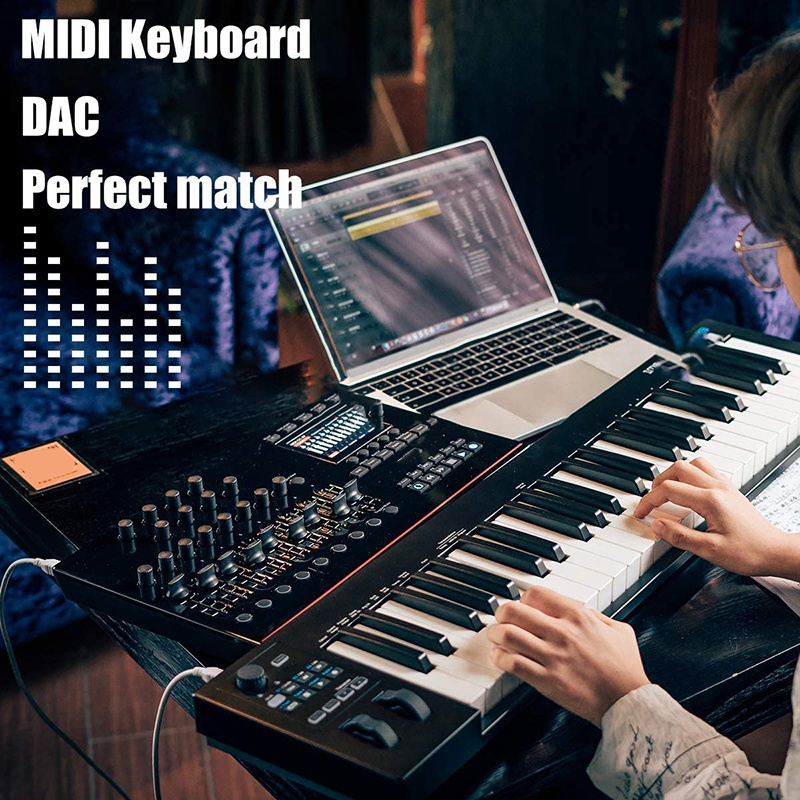 USB Type B Midi Cable To Type C Connector, Adapter Cable, Piano Audio Cable. 