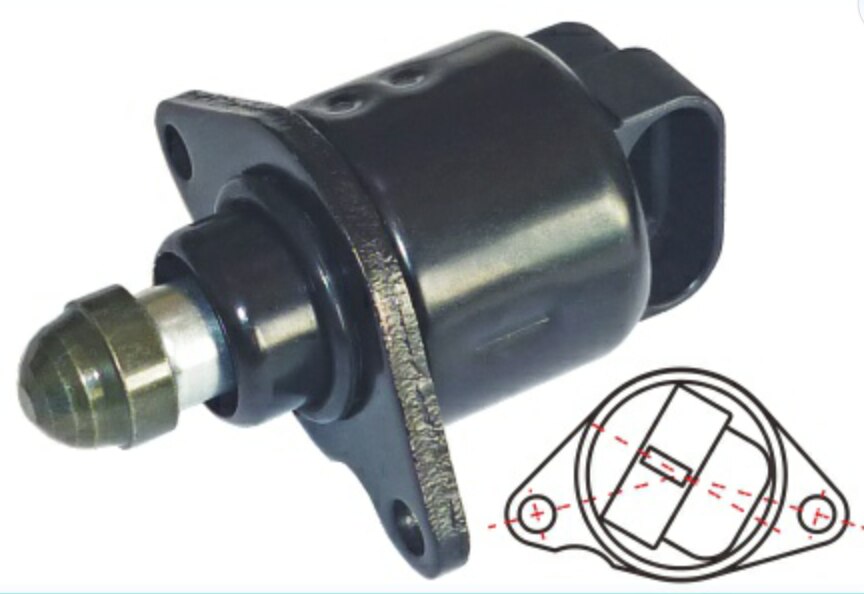 IDLE CONTROL VALVE STEPPER MOTOR for PEUGEOT CITROEN  A96160 1920CV 801011185901 B36/00 106 206 cv10195. 