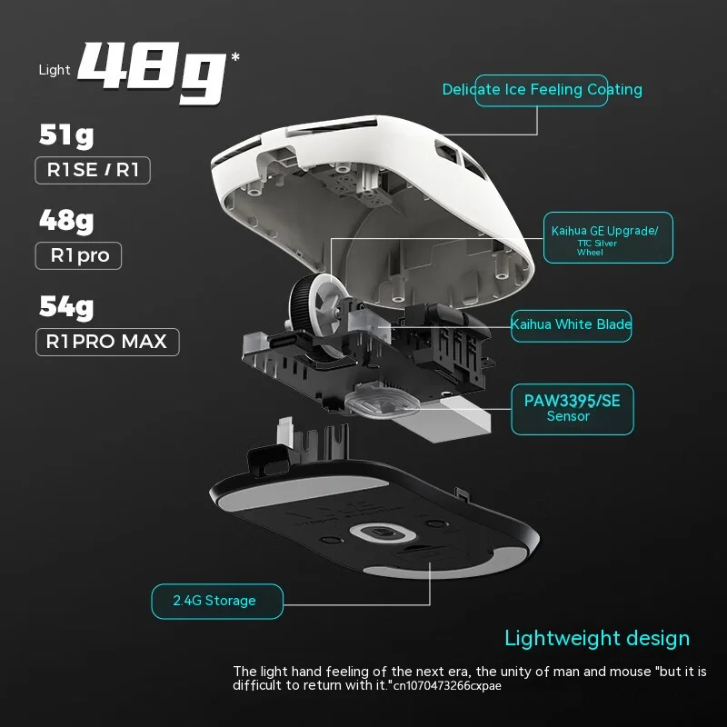 PC Gaming Play 52840 ordic PAW339E Dragonfly RVGN VX1 Wireless Mouse 5 Sensor N2KHz FPS Gaming Mouse Smart Speed X Low Latency Home Office. 
