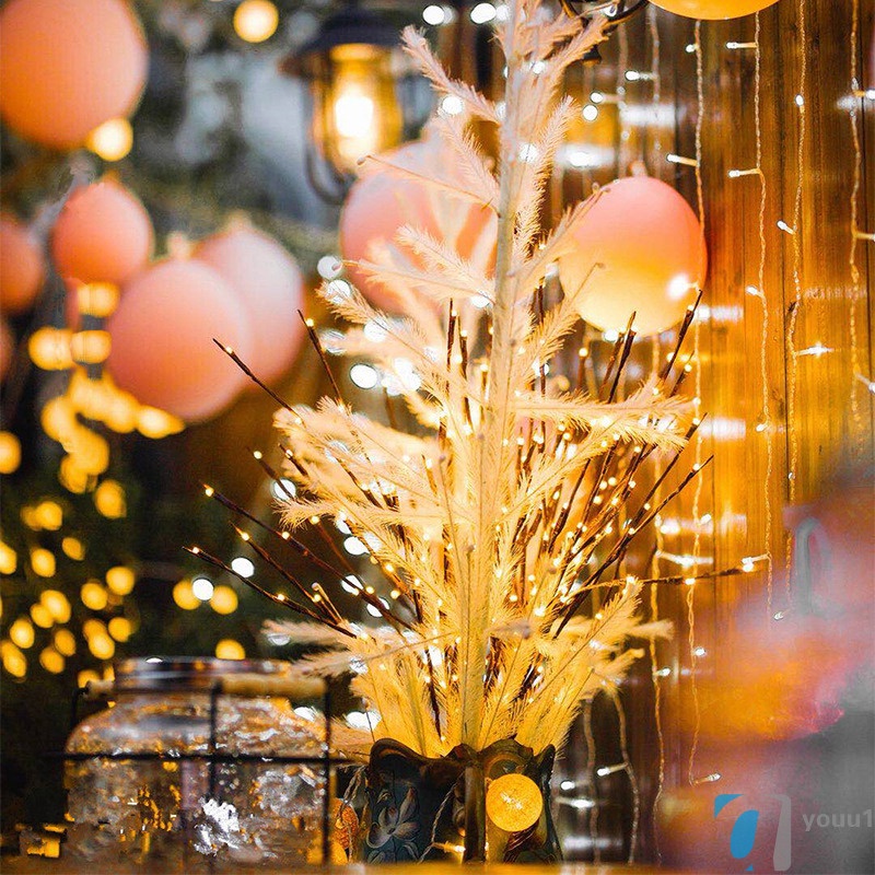 Tree Branch Light Simulation Tree Branch LED Lights Room Bedroom Layout Night Light Decorative String Lights. 