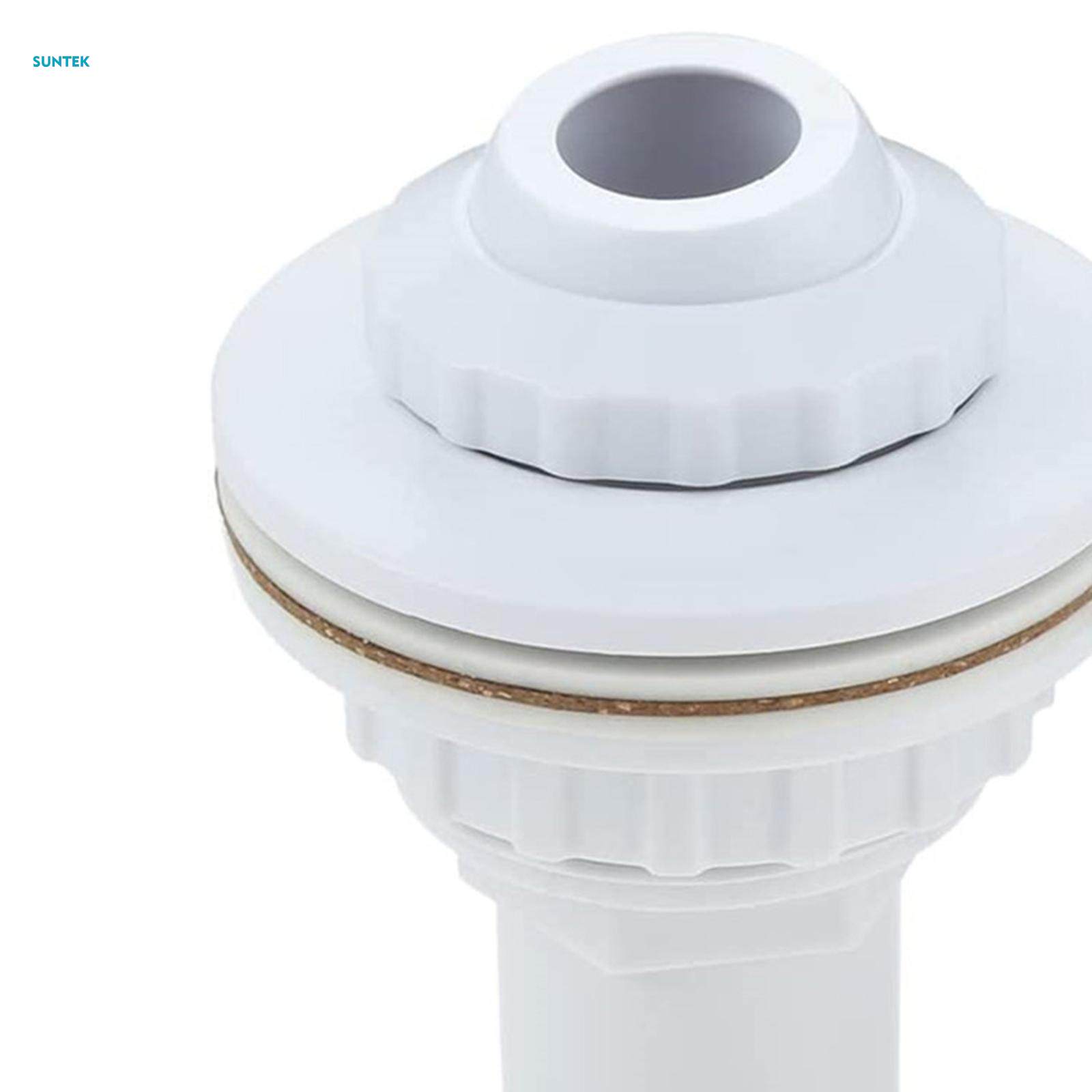 Ground Pool Return Outlet Jet Plumbing Fittings Detachable Complete Set with Gasket Replacement for SPA Pool. 