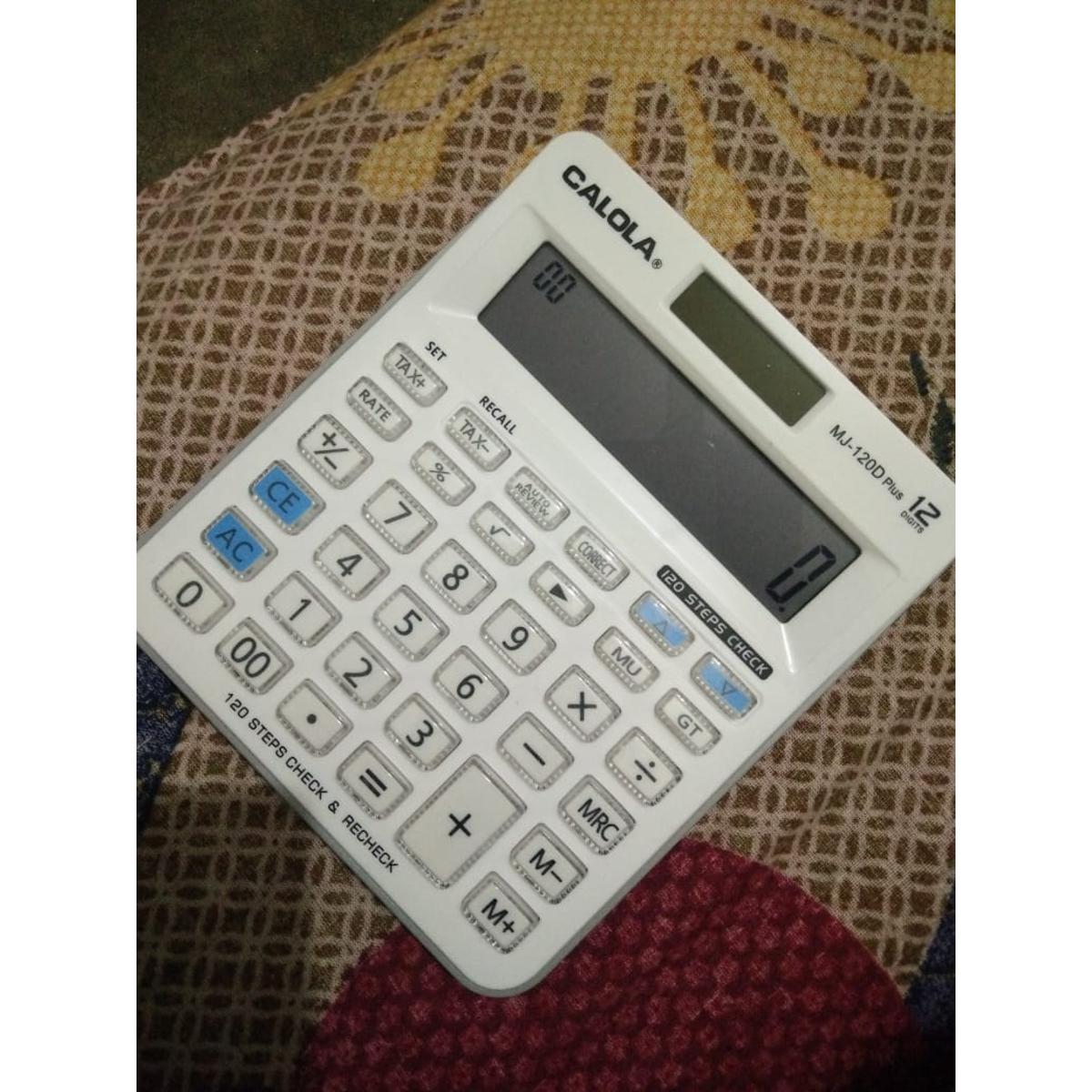 Calculator CALOLA MJ-120D Plus 12Digit - White Color