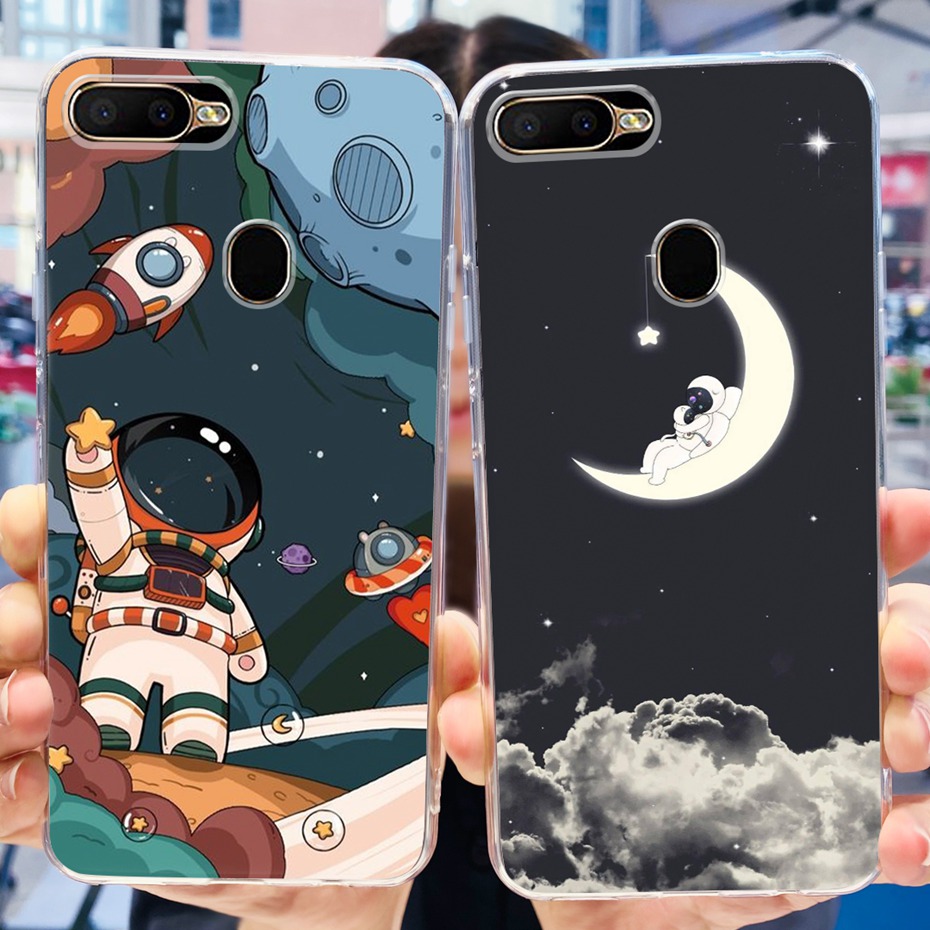 For OPPO A5 (AX5S) Phone Case CPH1909 Soft Silicone TPU Back Cover For Oppo A5 (AX5) CPH1809 Fashion Phone Shell Bumper. 