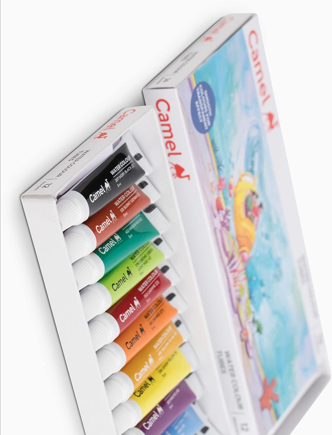 Camel Student Water Color Tube - 5Ml Each, 12 Shades. 