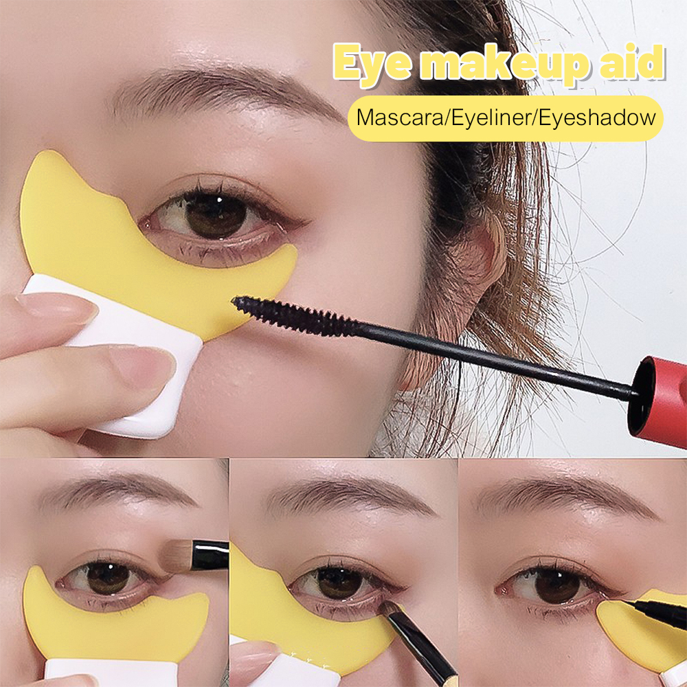 Template To Outline Eyes Multi-use Template Tool For Eyes Eyeshadow Eyelash Aids Eye Makeup Template Accessories. 