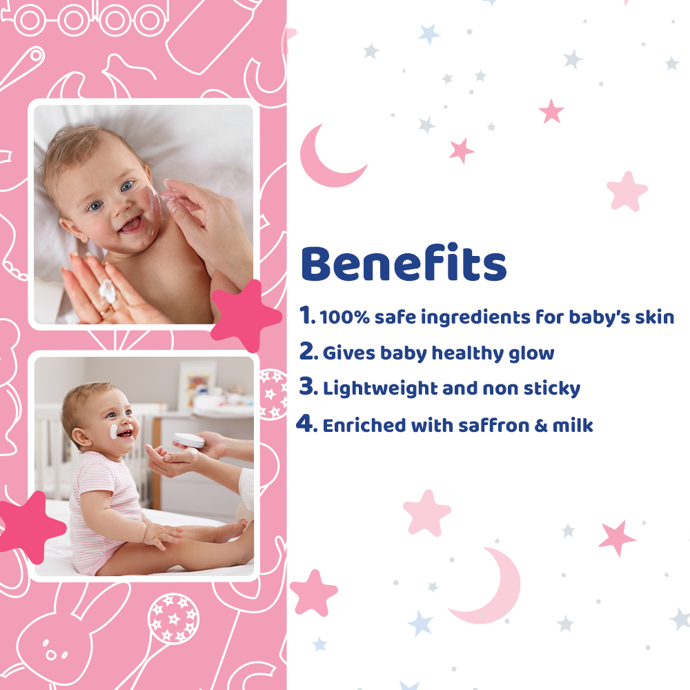Parachute Just For Baby Milky Glow Face Cream 100ml. 