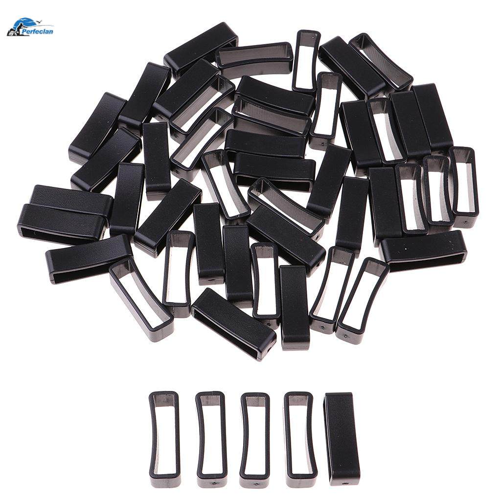 50Pcs Rectangle Keeper Belt Loop Square Loop Buckle for 32mm. 