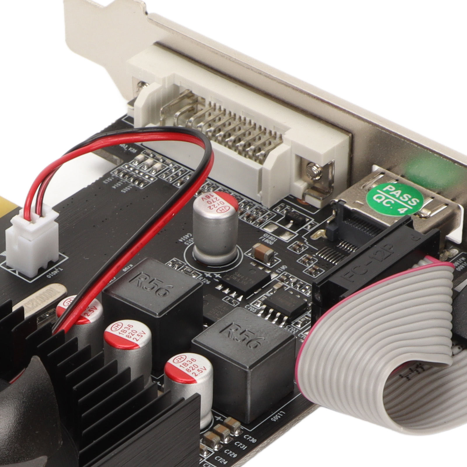 HD6450 Graphics Card, Strong Processing Capacity 2GB Graphics Card for Office. 