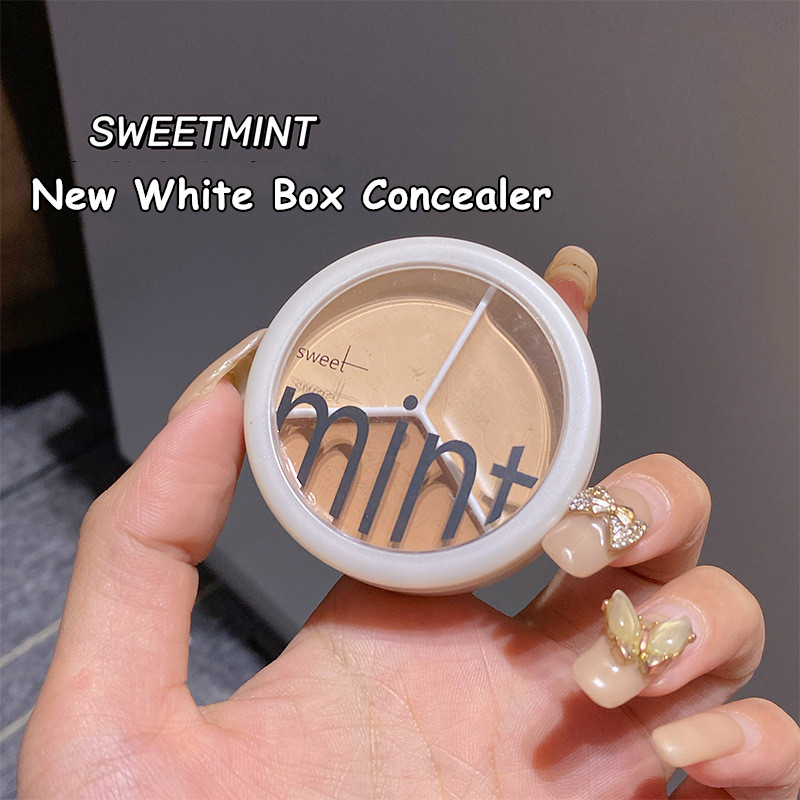 Sweet Mint 3 Colours/Set Long Lasting High Coverage Concealer Palette- 9g. 