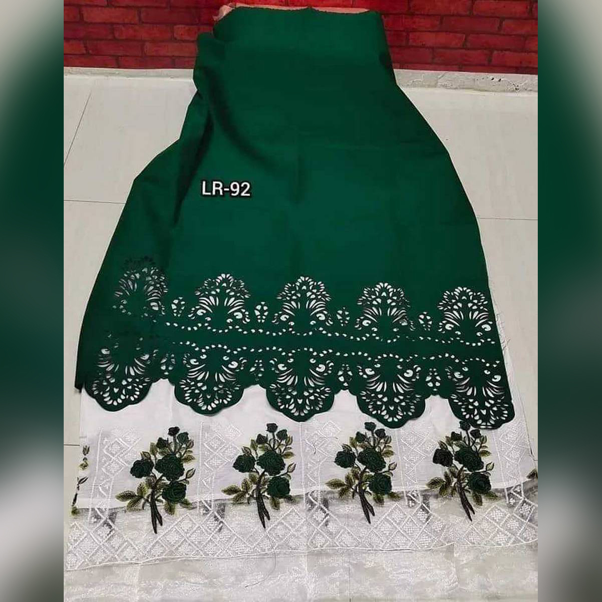 Pakistani laser cut gorgeous fashionable & stylish unstitched 2 pieces dresses not three piece - Pakistani unstitch laser cut "to piss"