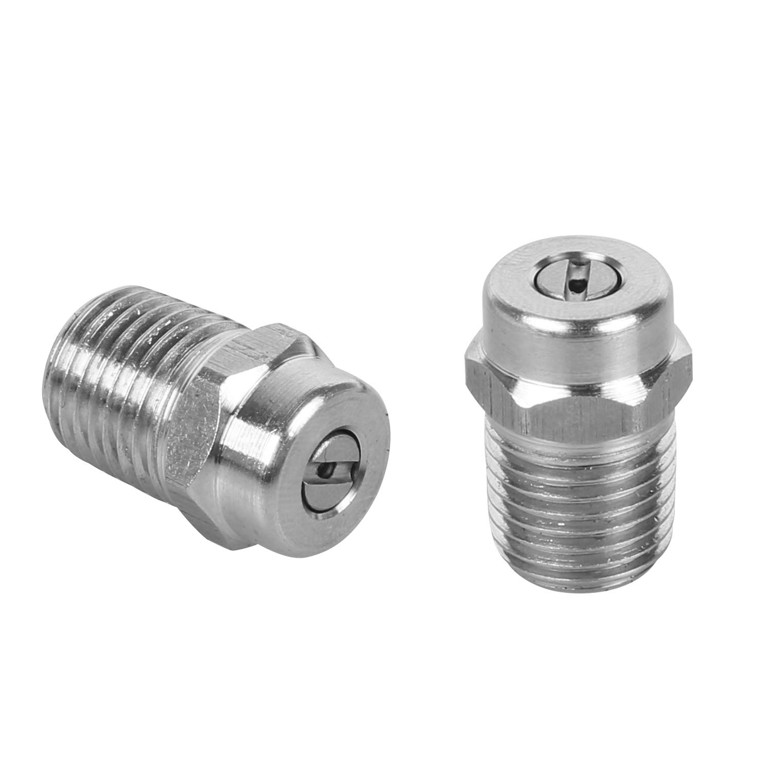Universal Pressure Washer Surface Cleaner Nozzle,Replacement Thread Type Spray Nozzle To Water Broom Undercarriage Cleaner,4000Psi, 1/4Inch Male Npt,4 Packs,0,15,25,40 Degrees