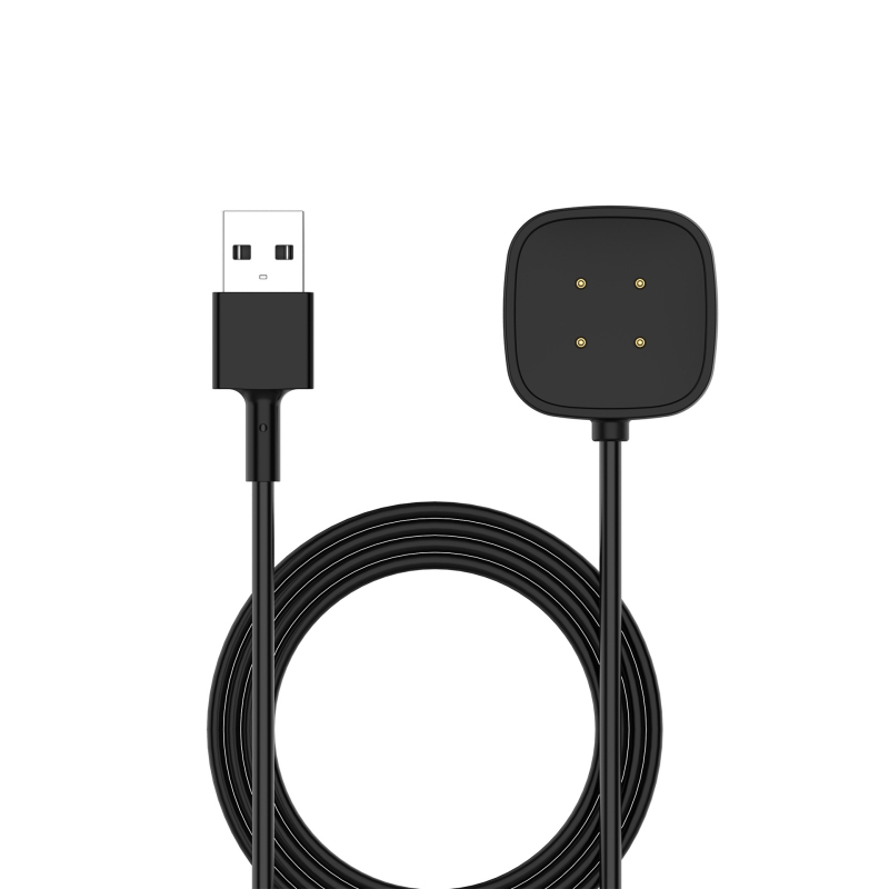 Charging Dock For Fitbit Versa 3/sense Smart Watch Charger Cable USB Charging Data Cradle For Fitbit Sense Charger Stand. 